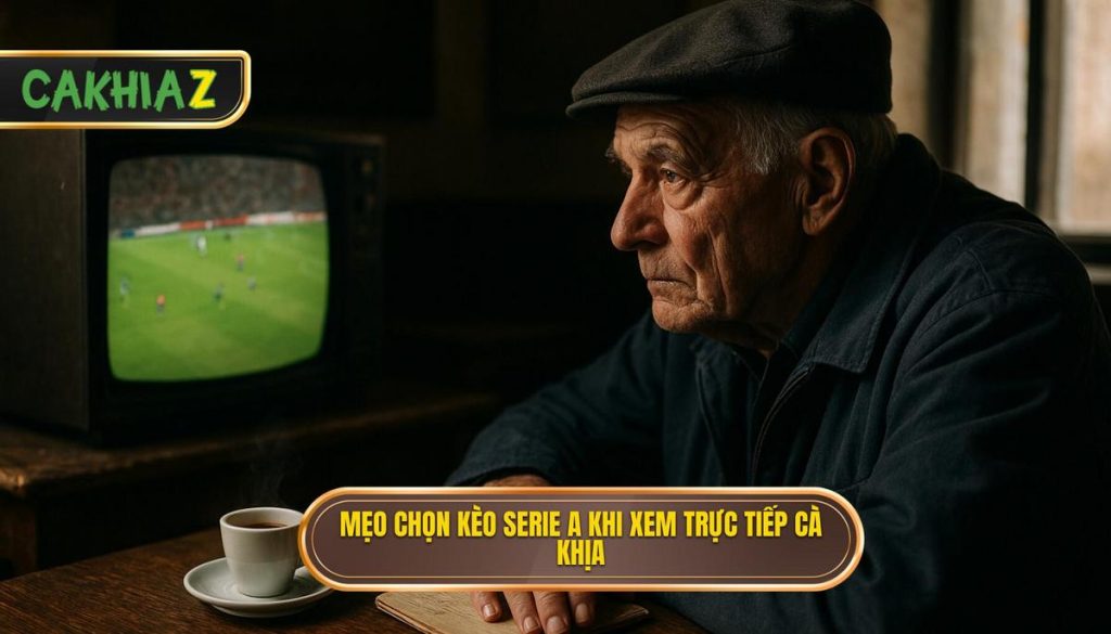 Mẹo chọn kèo Serie A khi xem trực tiếp Cà Khịa