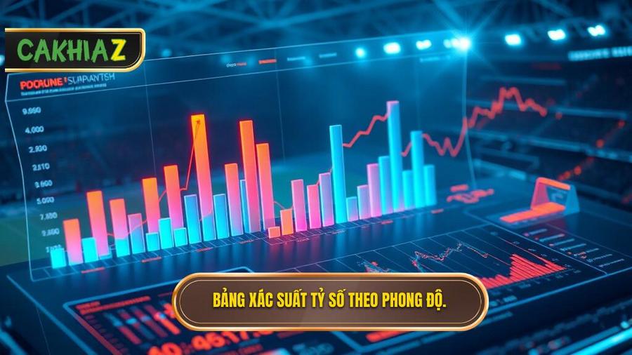 Bảng phân tích xác suất tỷ số dựa trên phong độ