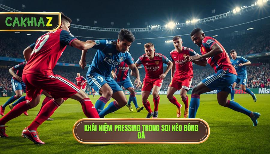 Khái niệm Pressing trong soi kèo bóng đá